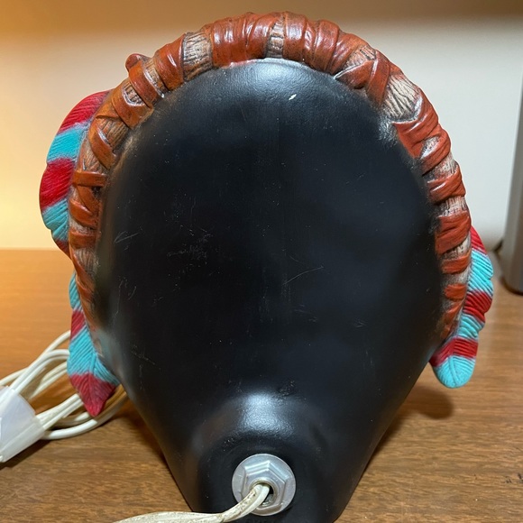 Native American Couple Accent Light, Lamp, Table Decorative lamp - Picture 7 of 10